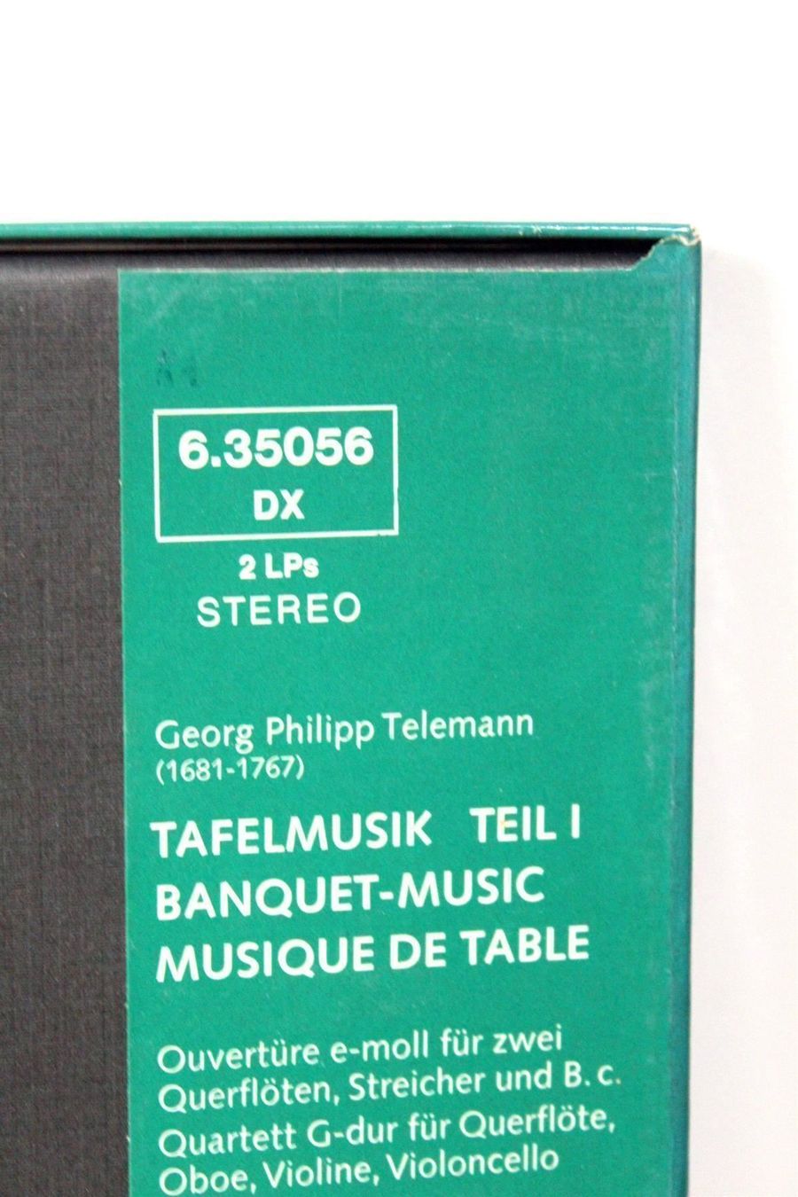 Sculture & Statue: GEORG PHILIPP TELEMANN: Tafelmusik – Usato da Bern venduto da kultiges 4