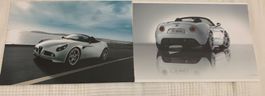Alfa Romeo 8C Spider Set, Heft und Fotos