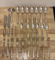Besteck Set Grade 100 versilbert gebraucht 28 Teile