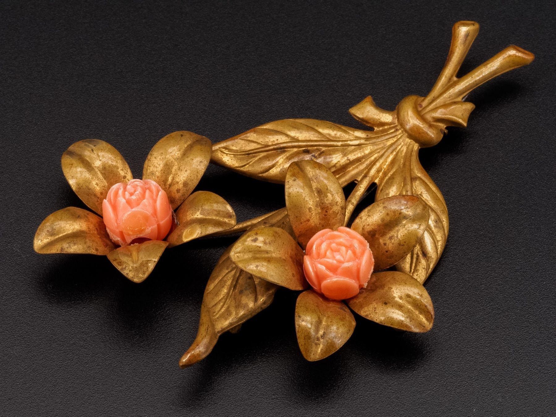 Broschen & Nadeln: Grosse antike Brosche in Blumenform; goldfarben – Gebraucht aus Zürich von nostalgic_treasures 3