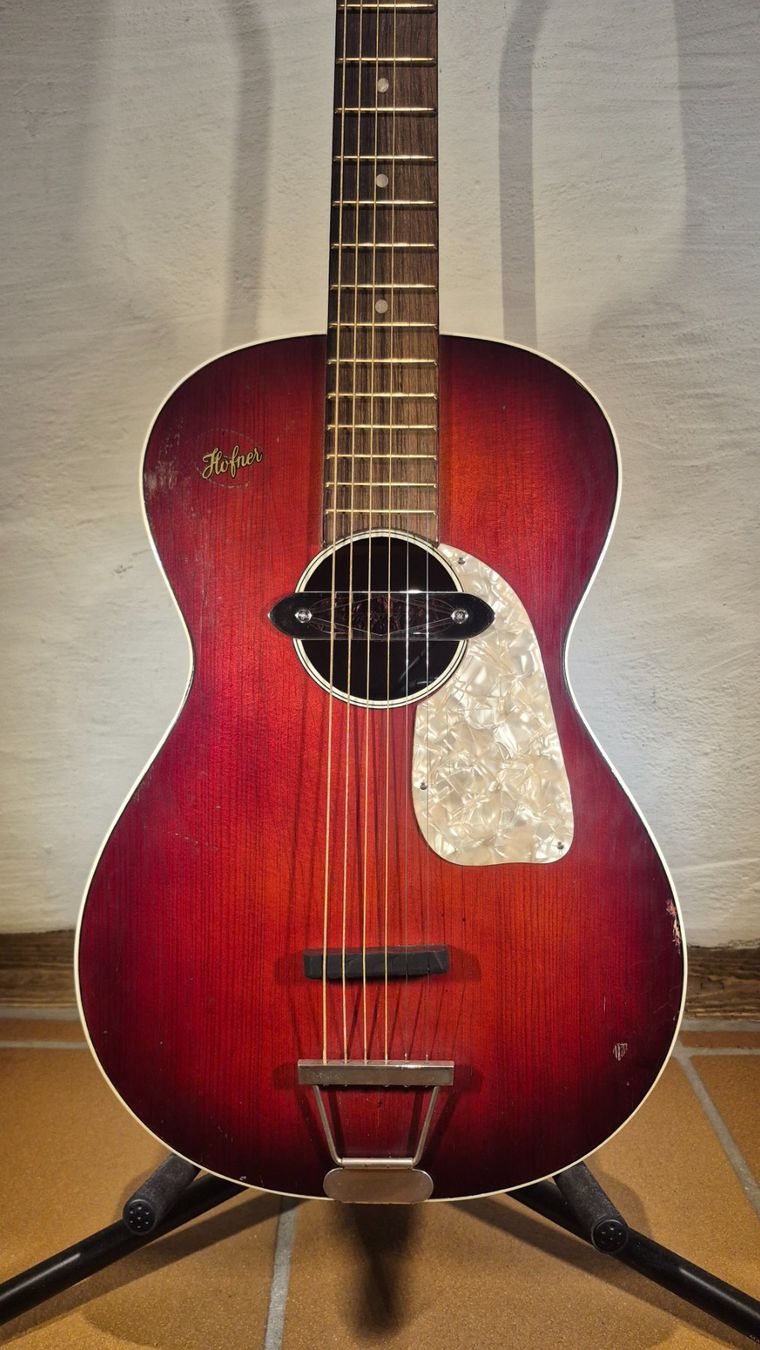 Höfner Strumenti musicali: Höfner 520 Rubber Bridge Conversion 1950s – Usato da Winterthur venduto da NorrSydGuitars 5