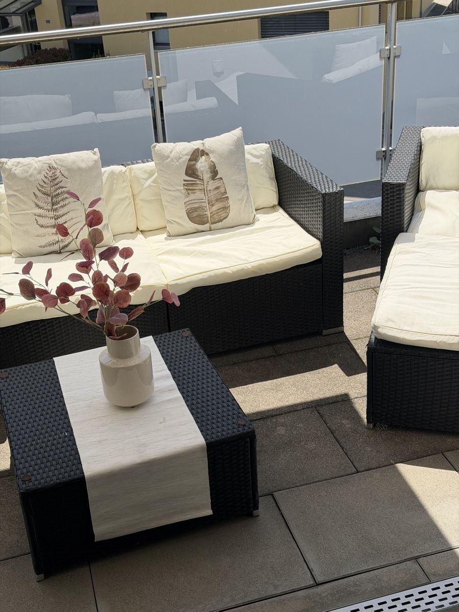Sedie a sdraio: Rattan Lounge schwarz Garten / Terrasse – Usato da Schübelbach venduto da KatyG 1