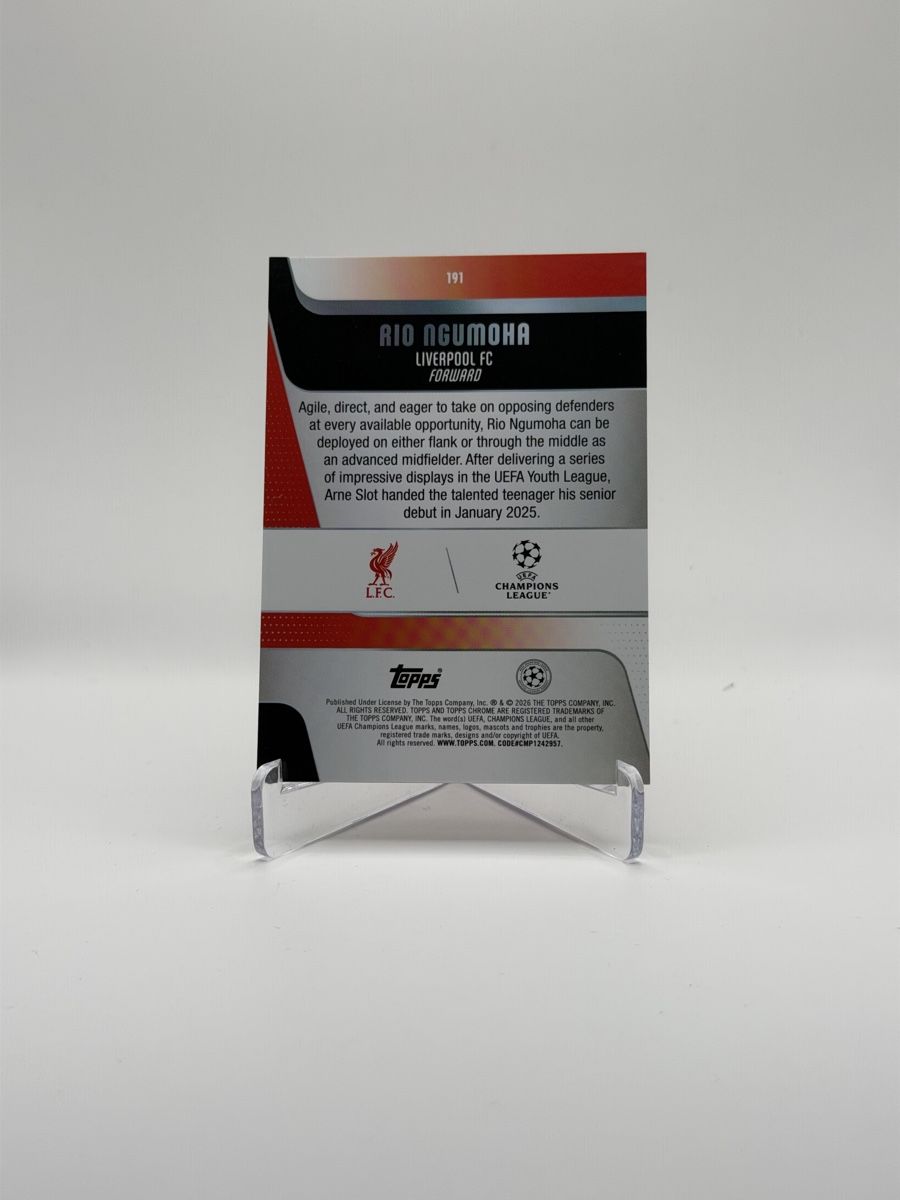 Topps Sammelbilder & Trading cards: Rio Ngumoha RC Red Colour Match – Gebraucht aus Praz (Vully) von ShoreCardCo 1