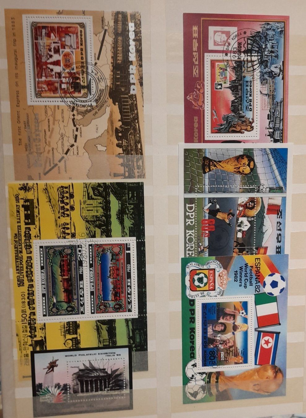 Alle Briefmarken: Sonderblocks Korea 12stk – Gebraucht aus Balgach von SIMEON27 1