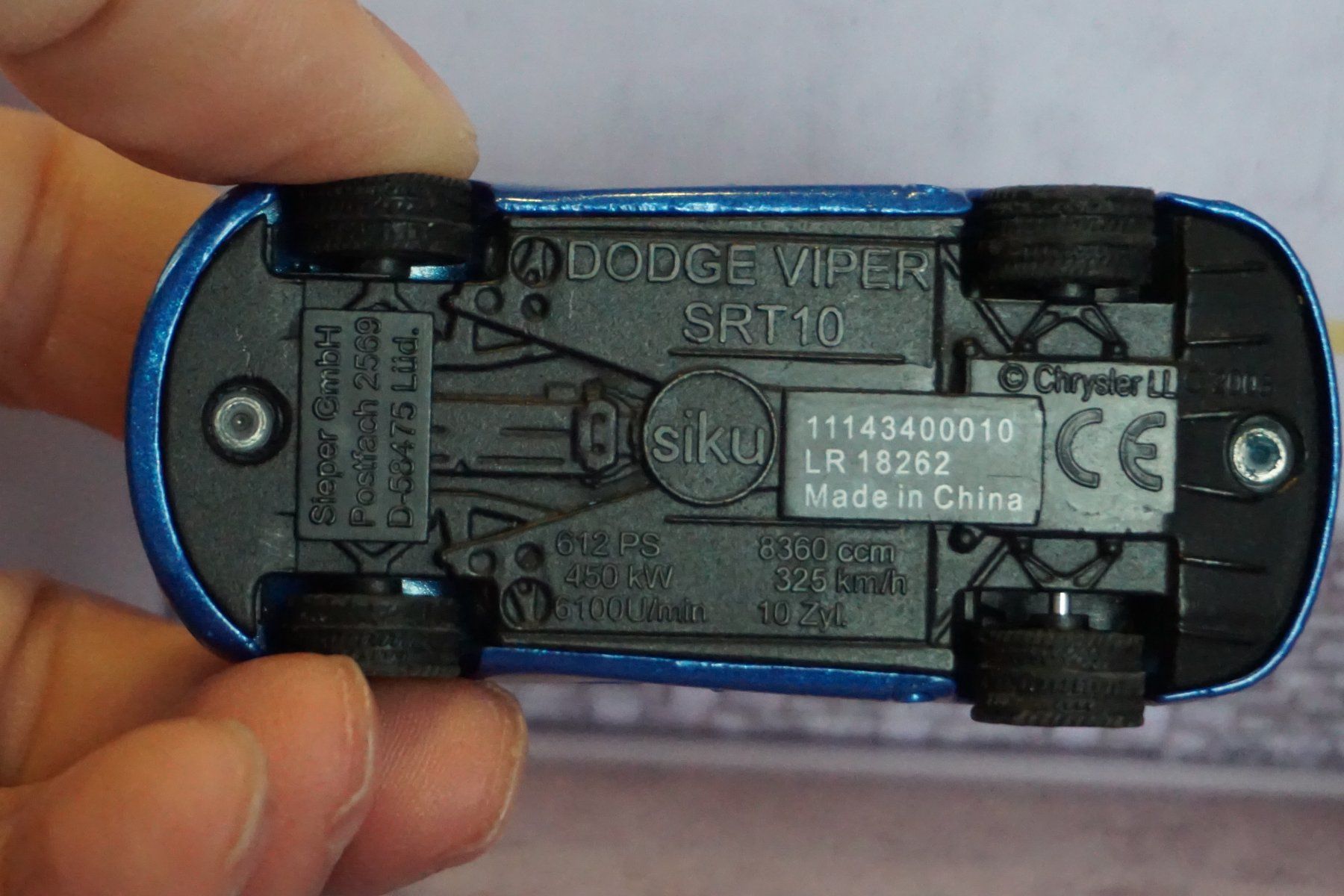 Siku Modellini d'auto: Siku Dodge Viper SRT 10 TOP !!!!!!!!!!!! – Usato da Reiden venduto da Doppeldecker69 6