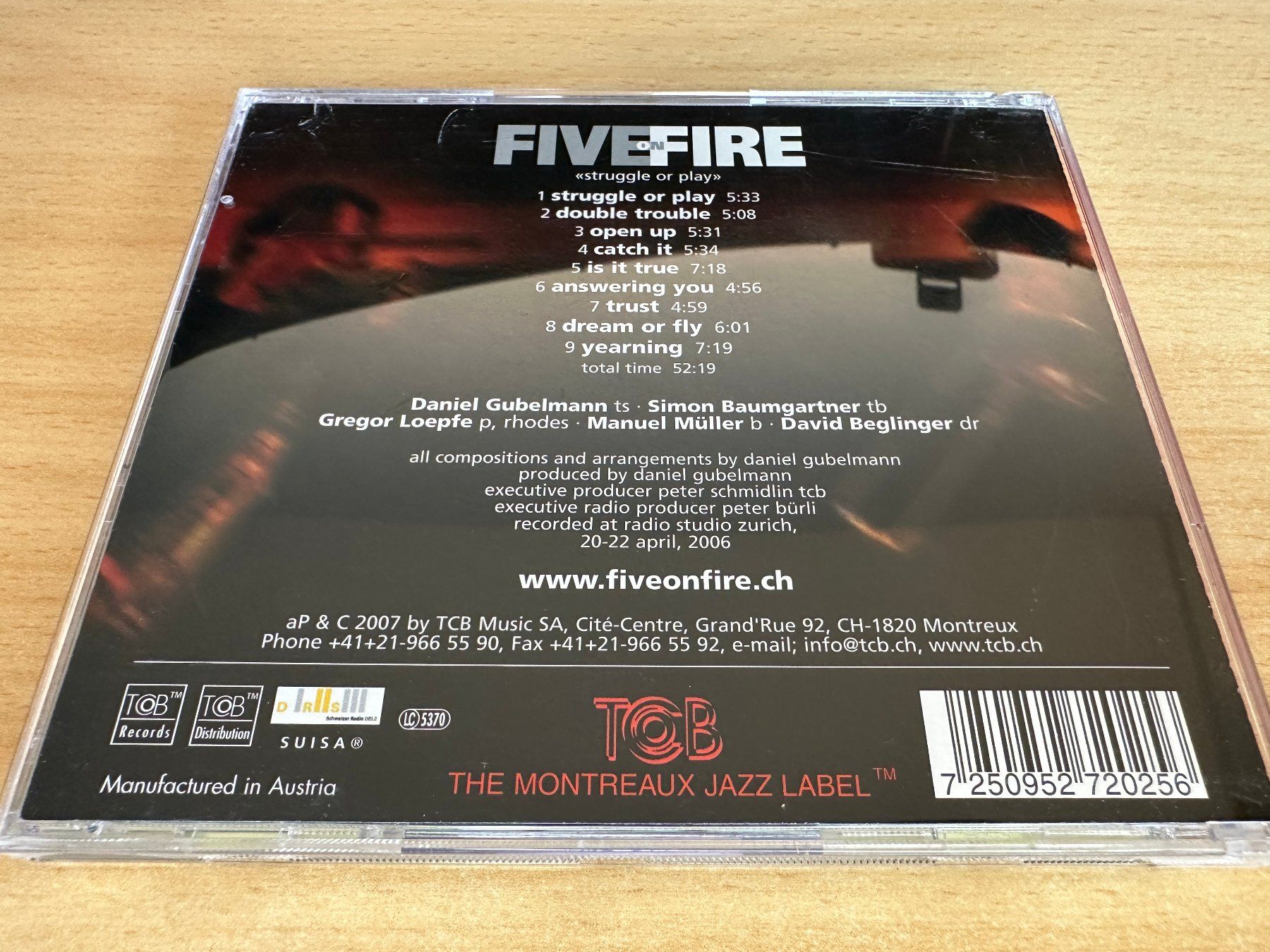 CD: Five On Fire – Struggle Or Play – Usato da Rikon im Tösstal venduto da Alpenmutz 1