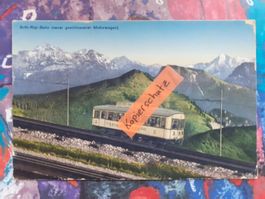 AK Arth Rigi Bahn geschlossener Motorwagen Verkehrsmittel