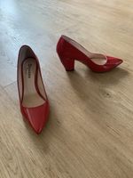 Escarpins rouges en cuir vernis Repetto