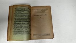 Buch: Goethe - Hermann und Dorothea - Ausgabe ca. 1926