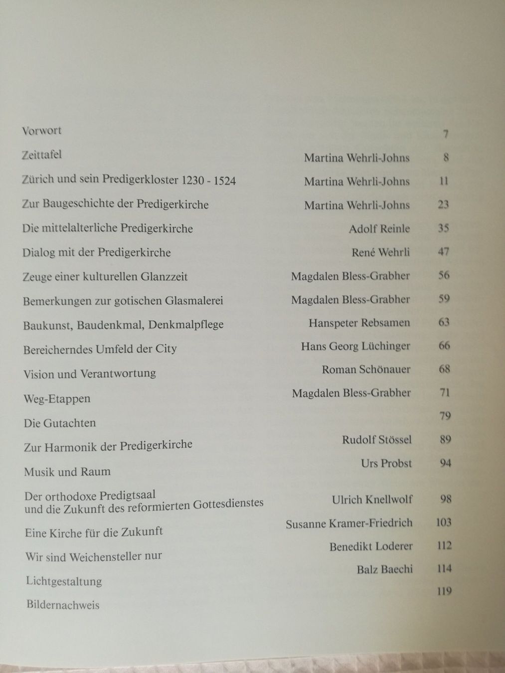 Libri: , Zürcher Predigerchor – Usato da Zürich venduto da Tolima194 1