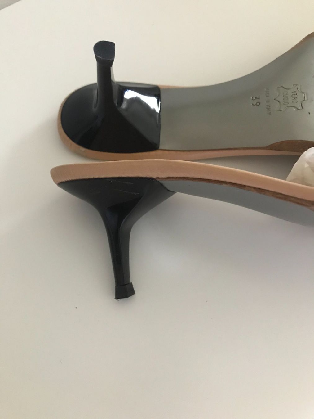 Damenschuhe: Sandales mules cuir, boucle strass T39 – Neu (gemäss Beschreibung) aus nyon von Lbabi 8