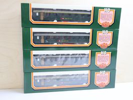 HAG 4 x SBB Einheitswagen Nr. 481 / Nr. 483 - Top Modelle H0
