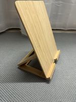 Wooden tablet stand, adjustable angle, like new