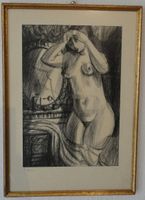 Bleistift Zeichnung Signiert