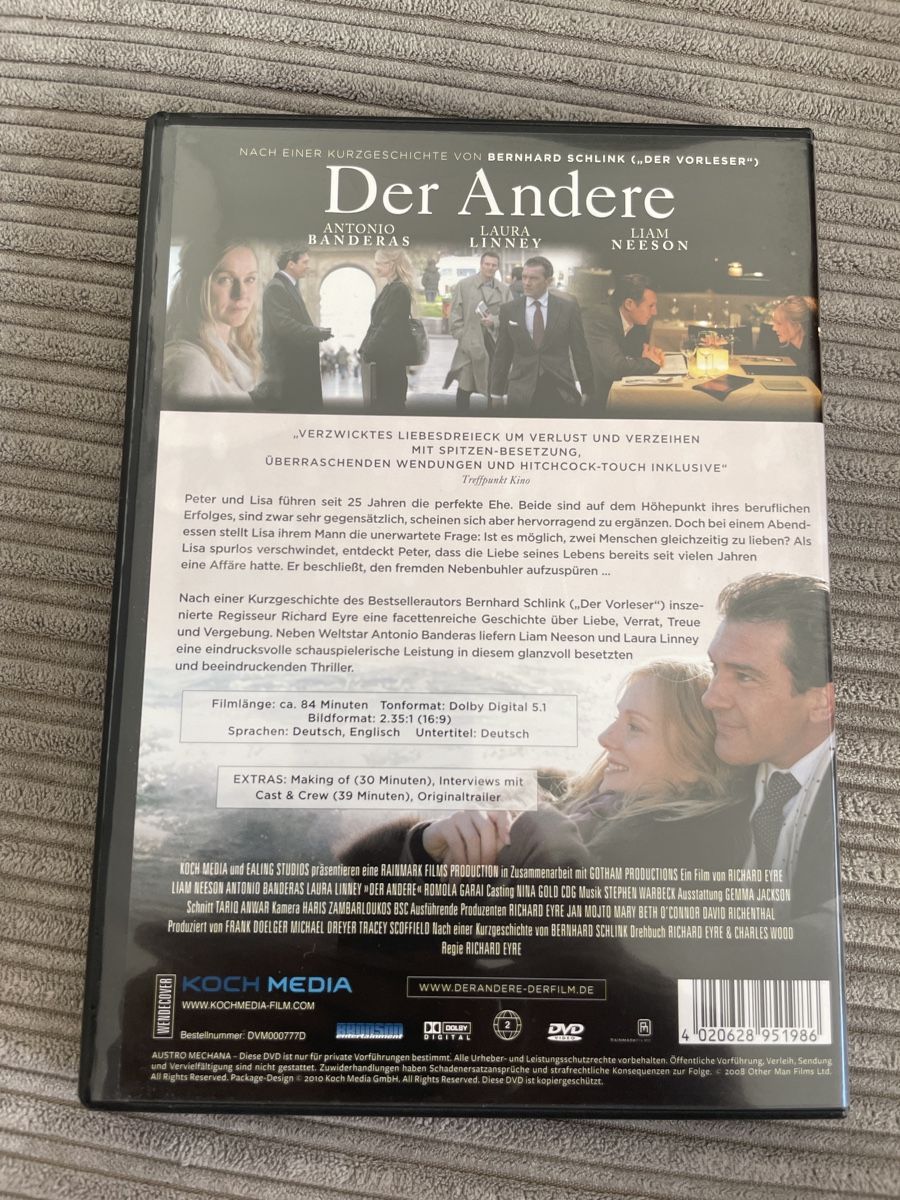 Tutti i DVDs: Der Andere – Usato da Sargans venduto da Didis 1