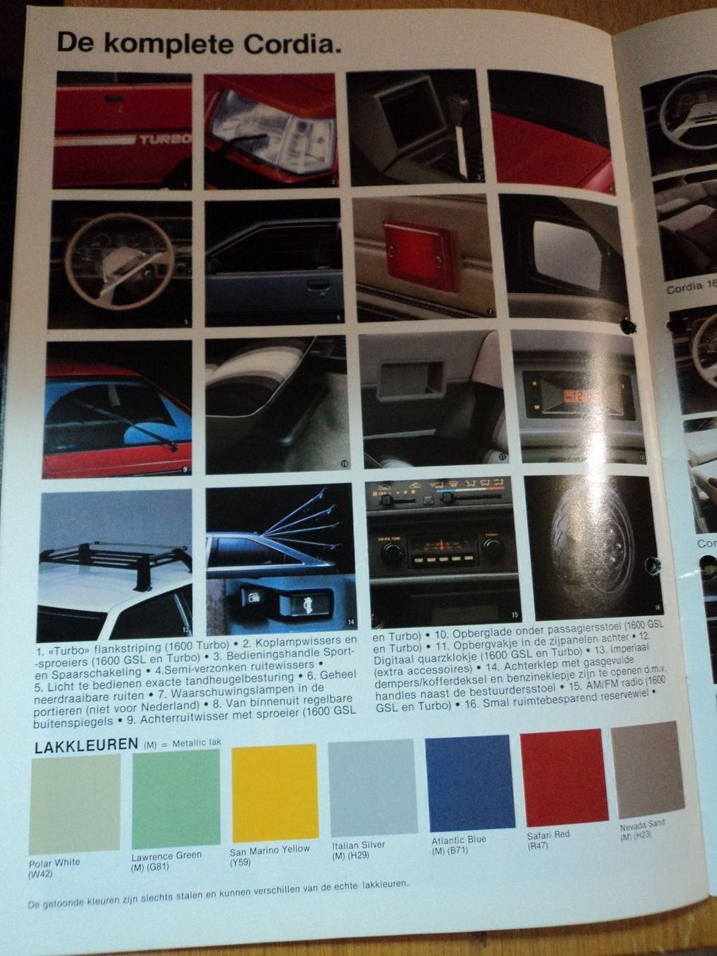Mitsubishi Documenti: Prospekt Mitsubishi Cordia 1982 – Usato da Schwarzenburg venduto da modelCARama 7