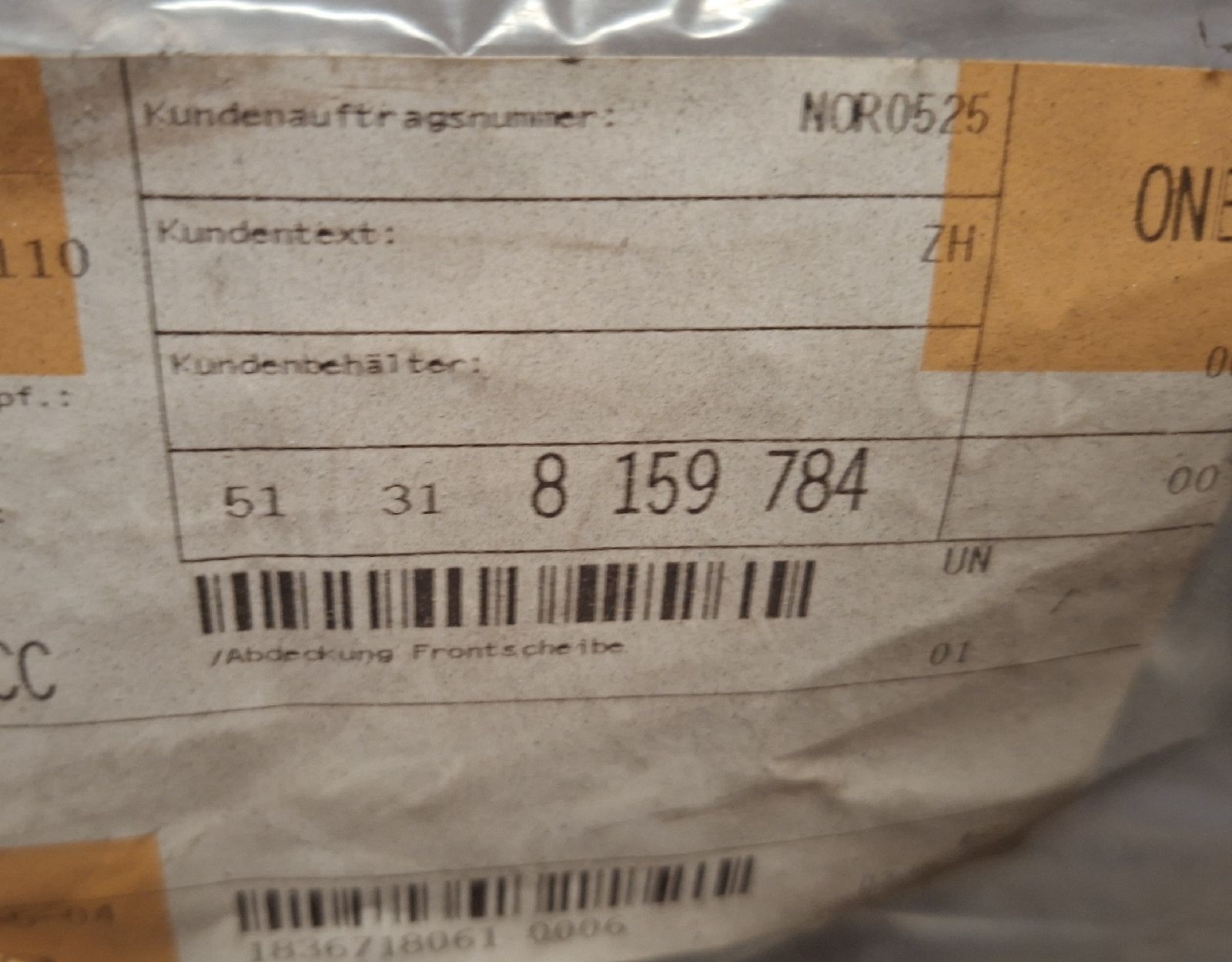 BMW Tutti pezzi di ricambio auto: BMW E39 Teile (Neuteile) – Nuovo e nell'imballaggio originale da Seftigen venduto da 9-10-100-77 5