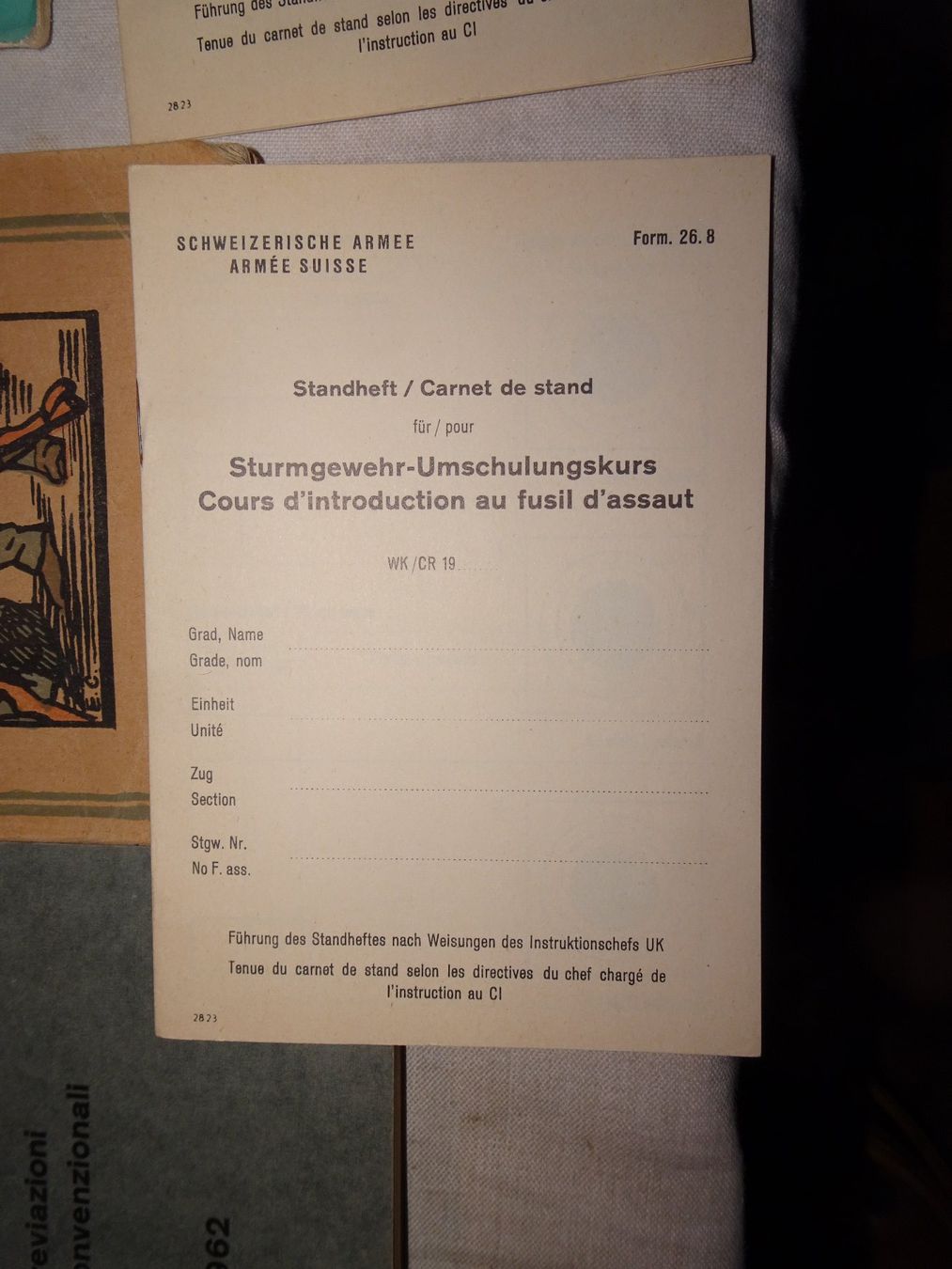 Spielzeuge: Schweizer Militäranleitungen verschiedene – Gebraucht aus Bichwil von Silbereule9 4
