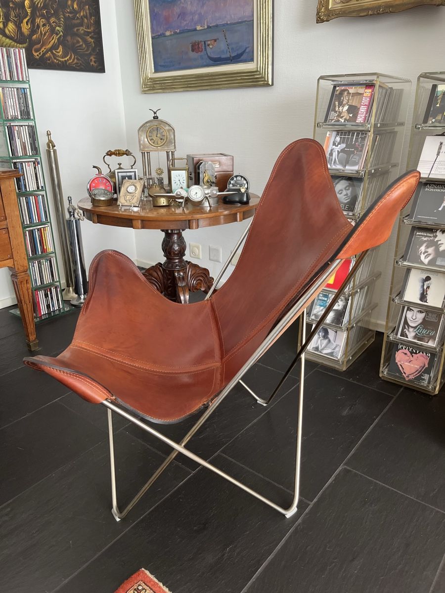 Interio Poltrone: Butterfly Sessel, Trifolium cognac – Usato da Zollikon venduto da ale_m2yv 1