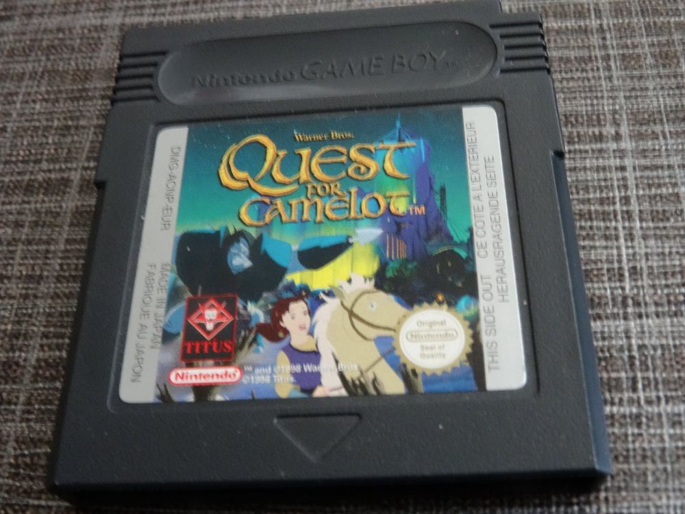 GameBoy Color   Quest for Camelot #DMG P ACNP NEU5   Spielanleitung / Manual (DE/EN) (NUR