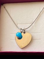 Kette mit Herz und Perle – energetischer Schmuck ***NEU***