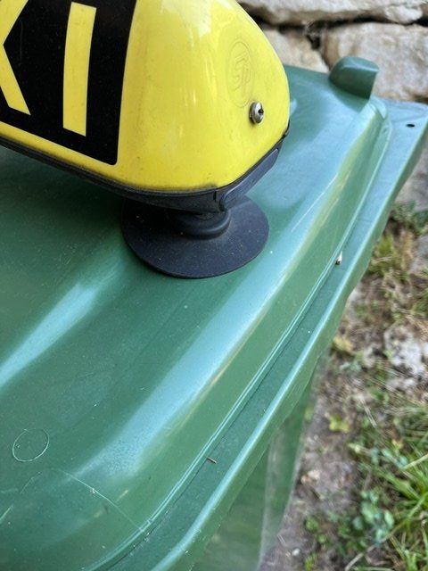 Insegne: TAXI Schild elektrifiziert – Usato da Hersberg venduto da Jeep56 2