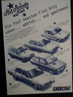 Prospekt Werbung Fiat Hit Parade