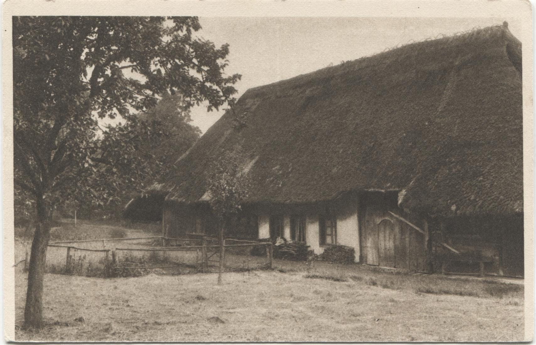 Cartoline postali: LANDWIRTSCHAFT/STROHDACHHAUS 1920 Aargau – Usato da Wil SG venduto da Clanx