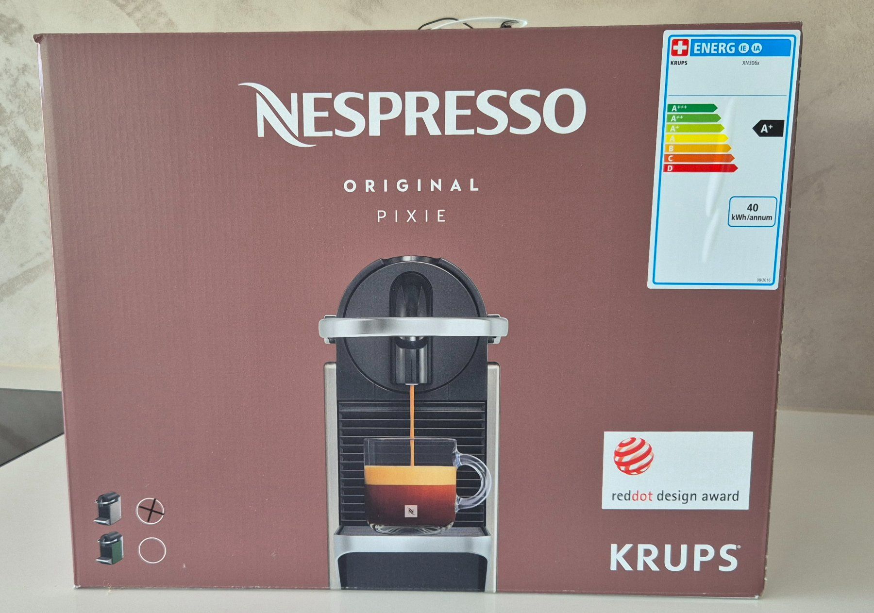 Krups Kaffeemaschinen & Espressomaschinen: Krups Pixie Redesign Titan - Kaffeemaschine neu – Neu (gemäss Beschreibung) aus Reinach AG von Ugrendi 4
