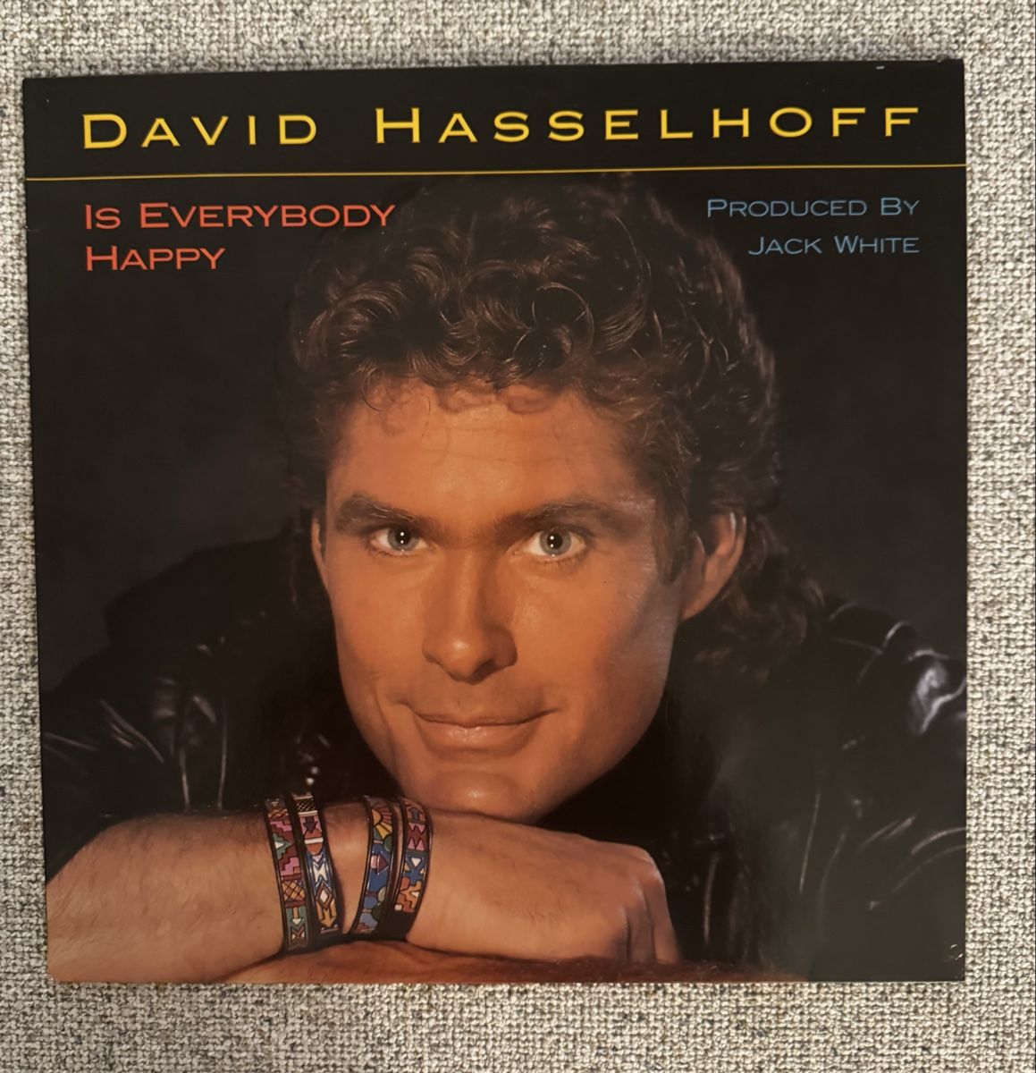 Dischi in vinile: David Hasselhoff -  Is Everybody Happy - 12" Maxi -80s – Usato da Rorbas venduto da BlackstarRecords