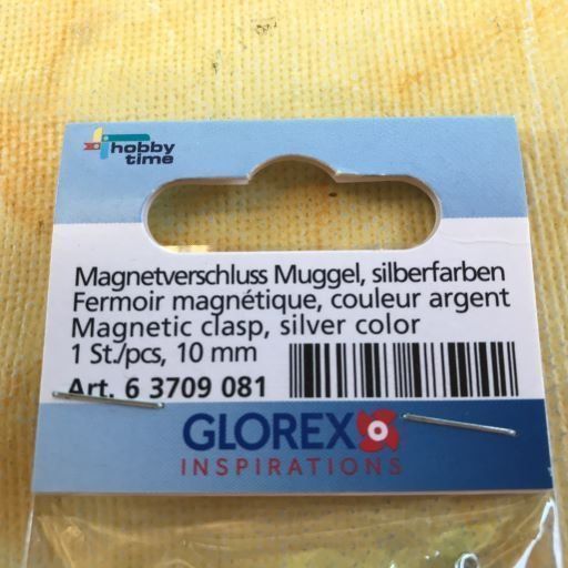 Magnets: MAGNETVERSCHLUSS MUGGEL SILBERFARBEN – Neuf avec emballage d'origine à Ostermundigen par Kari1937 2