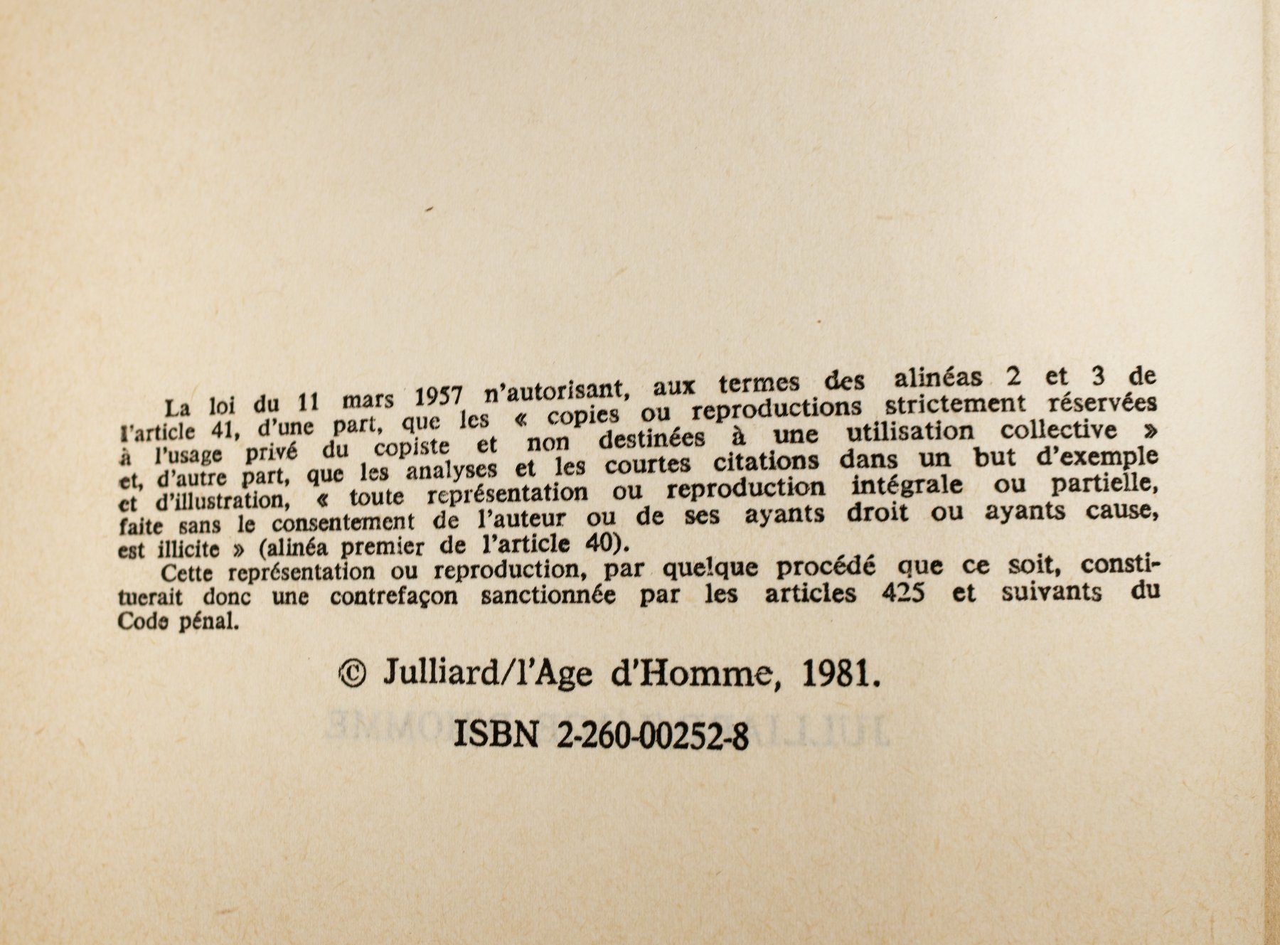 Libri: LE COMMUNISME COMME RÉALITÉ "Alexandre Zinoviev" - 1981 – Usato da Onex venduto da Lagorel 5