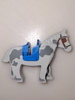 Seltenes Lego Pferd mit Sattel - Top Zustand