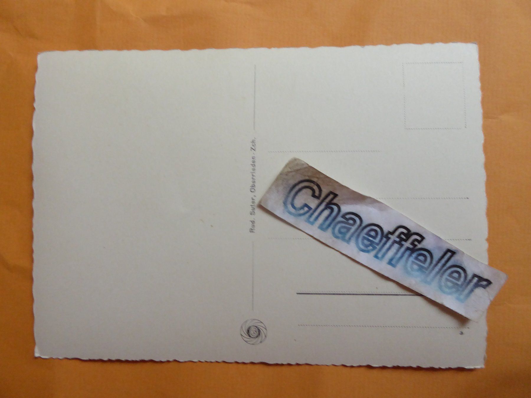 Cartoline postali: 7651 Inner - Arosa mit Schiesshorn und – Usato da Zürich venduto da Chaeffeler 1