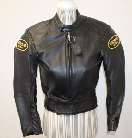 Vanson Leder Motorrad Jacke