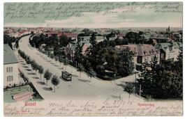 Basel, Spalenring, Tram, gelaufen 1905