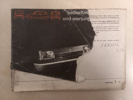 Oldtimer Bedienungsanleitung Betriebsanleitung Renault 5 R5