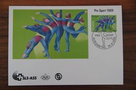 Schweiz 1989 - Karte Pro Sport 1989