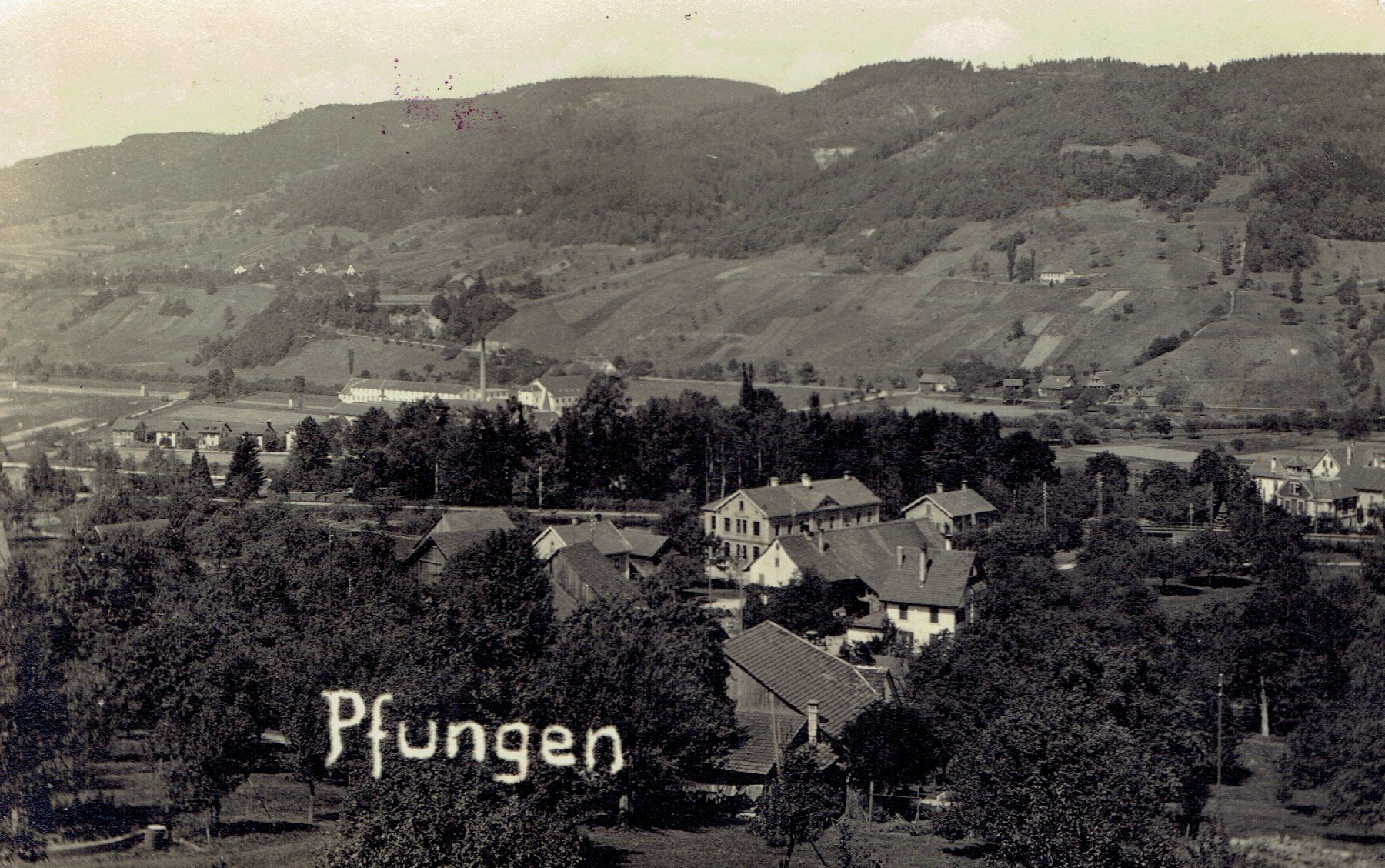 Cartoline postali: Pfungen ZH, um 1930 – Usato da Otelfingen venduto da Schmitte9