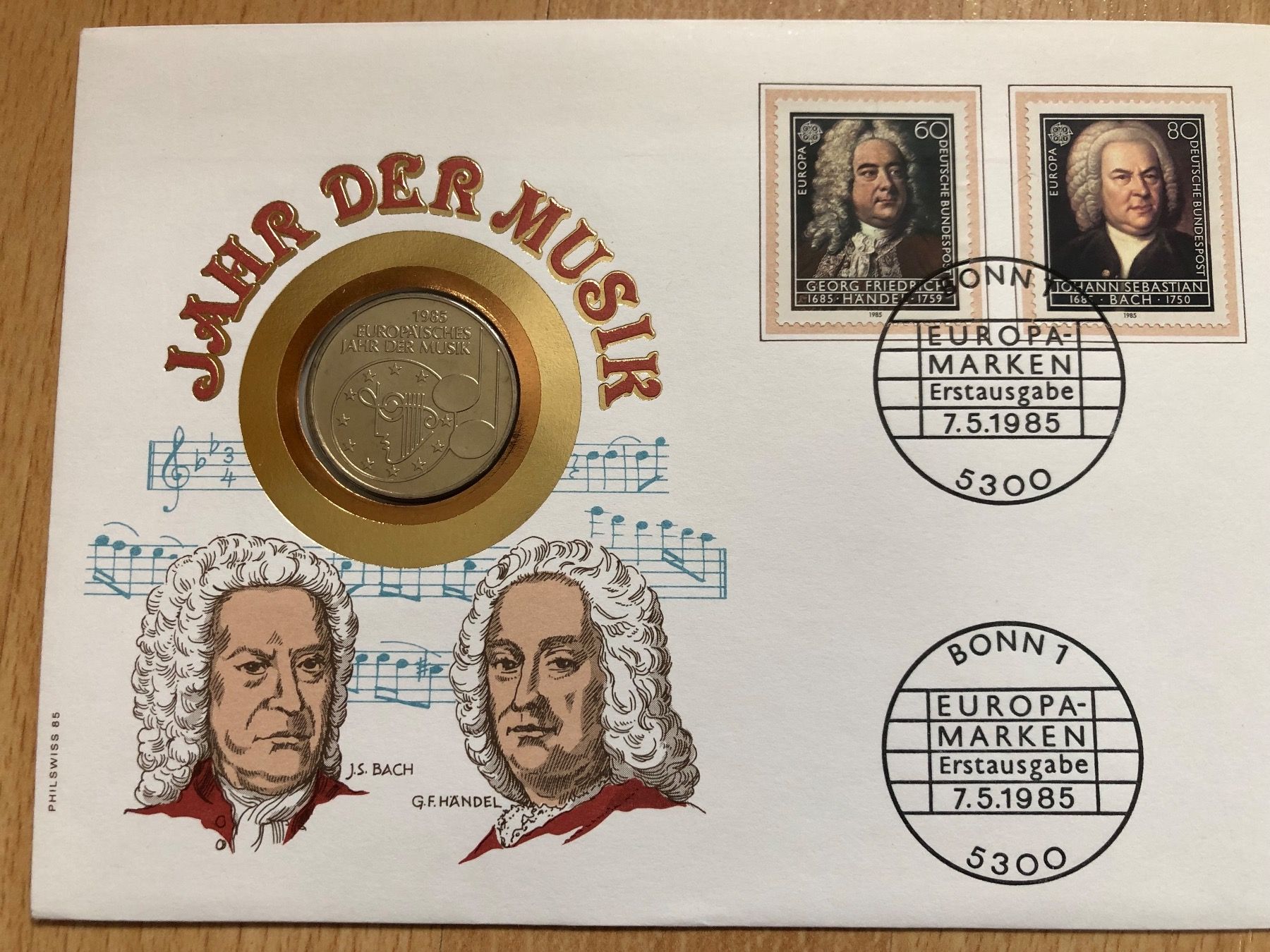 Couverts & Versandtaschen: Jahr der Musik – Gebraucht aus Bennau von Wjoni