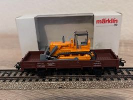 Märklin 4424 Güterwagen mit Bagger
