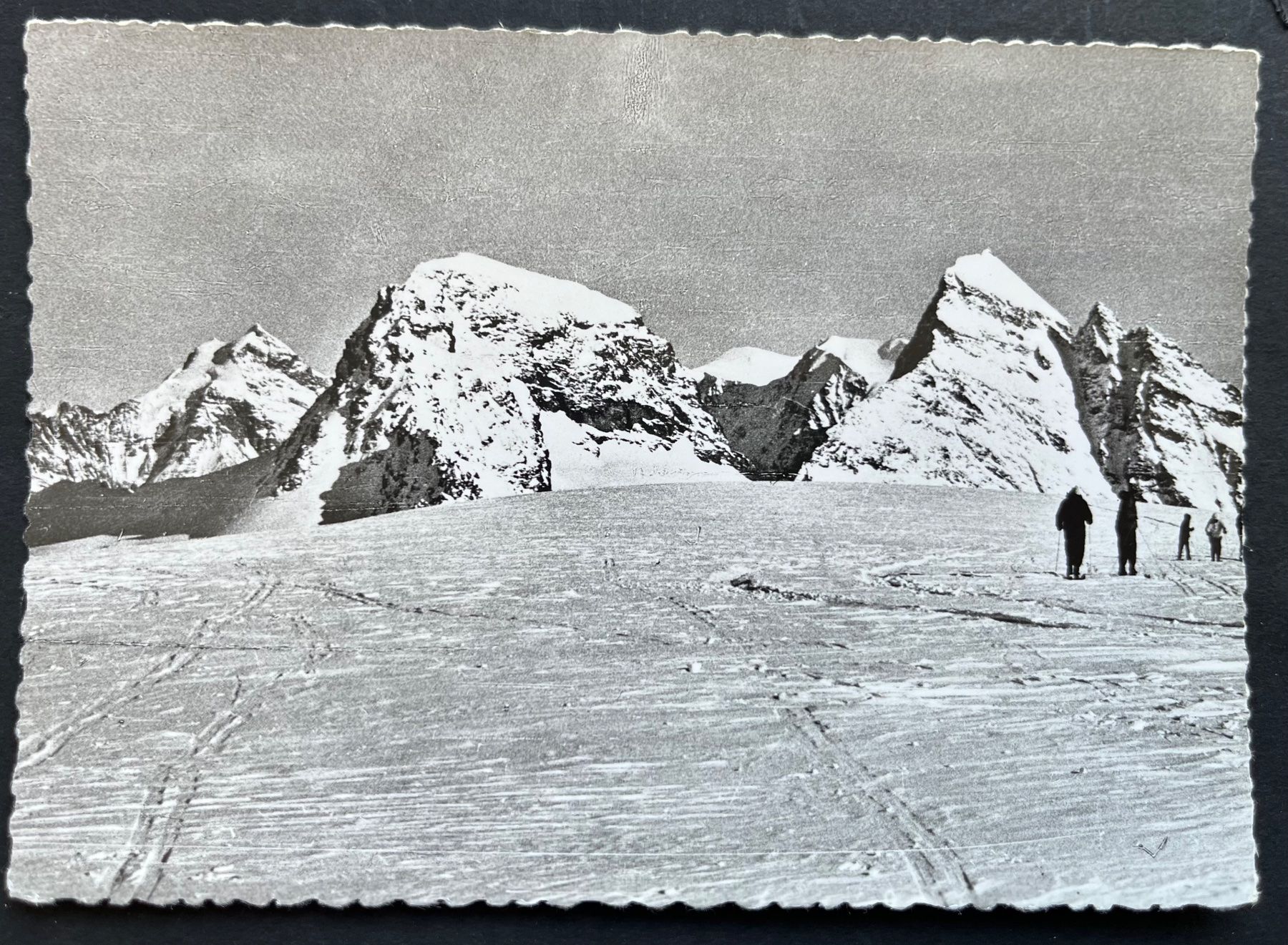Ansichtskarten: PETERSGRAT /  Eiger, Jungfrau, Tschingelhorn, Breithorn – Gebraucht aus Ostermundigen von DaxKarten-75