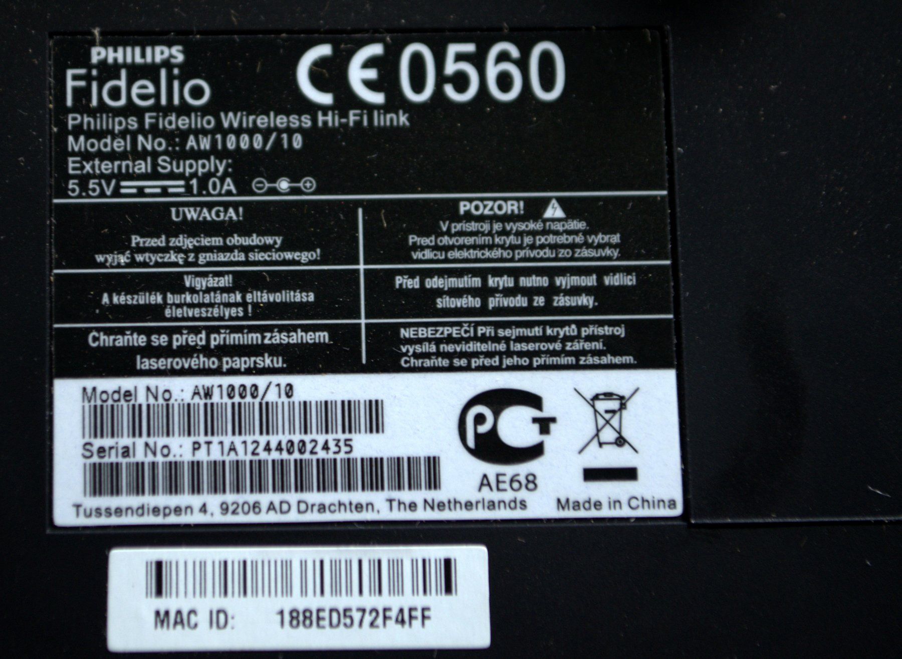 Philips Sistemi audio & multimediali: Philips Fidelio A1 HiFi-Link – Usato da Collonges venduto da arashee 2