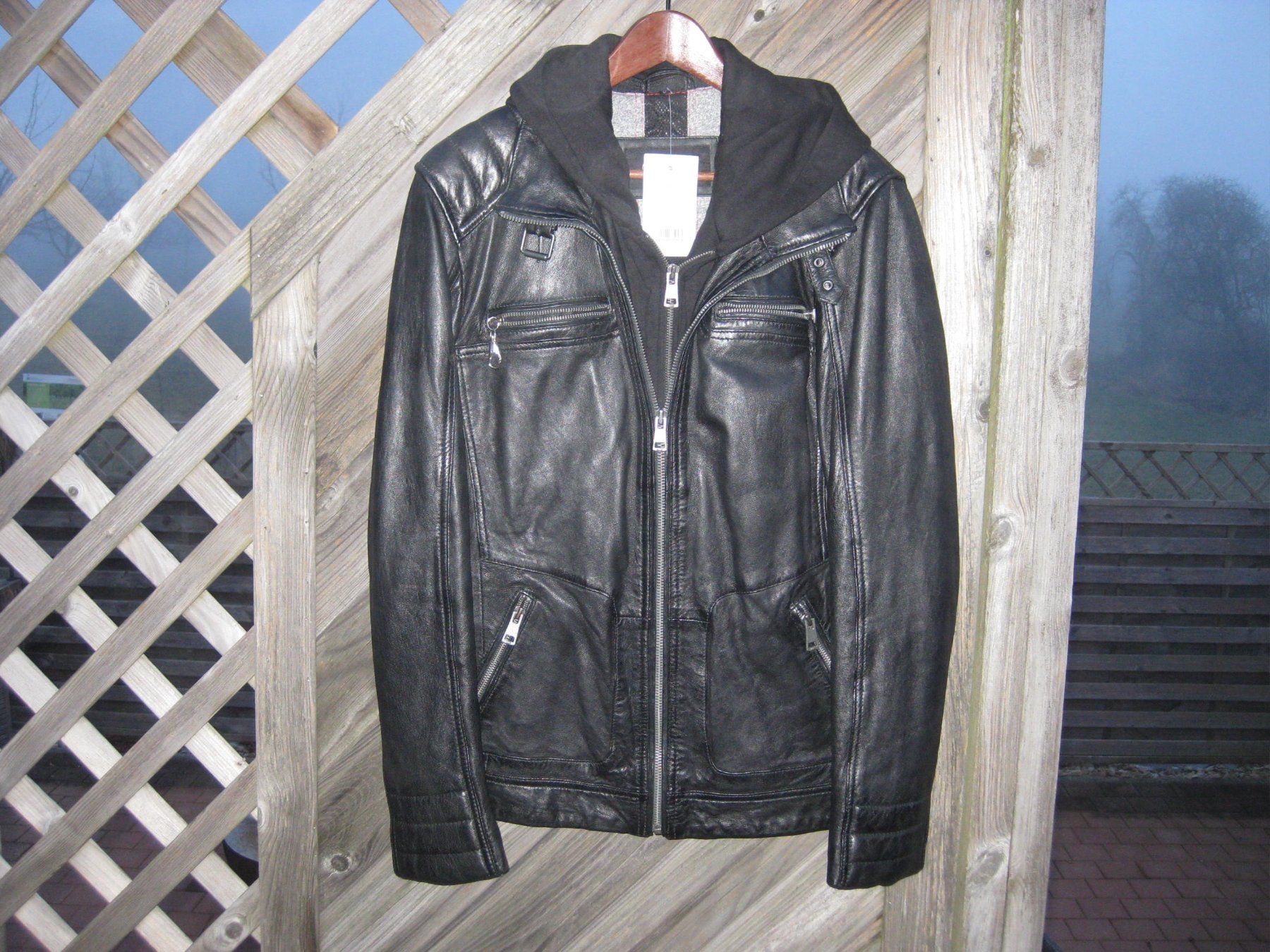 Jacken: Echt Lederjacke Bikerstyle black Marke: JCC Gr.52 – Neu (gemäss Beschreibung) aus Steinmaur von Daka36