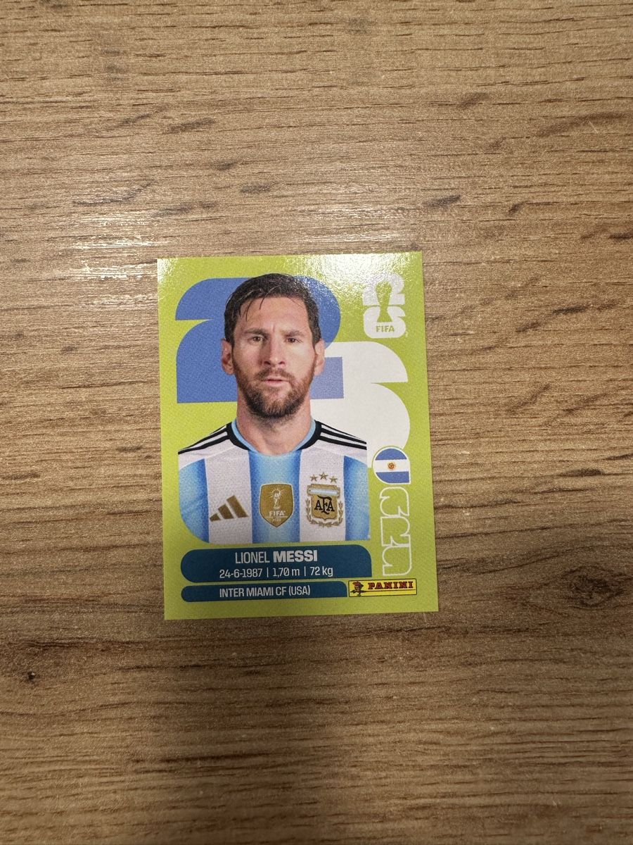 Panini Carte collezionabili: Panini WM 26 ARG 17 - Lionel Messi – Usato da Recherswil venduto da Nitschy