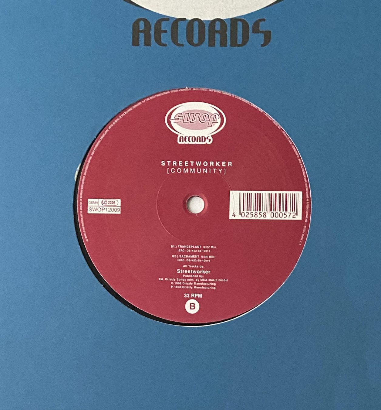 Schallplatten: Streetworker, Community (Techno) – Gebraucht aus Flums von Empe1 3