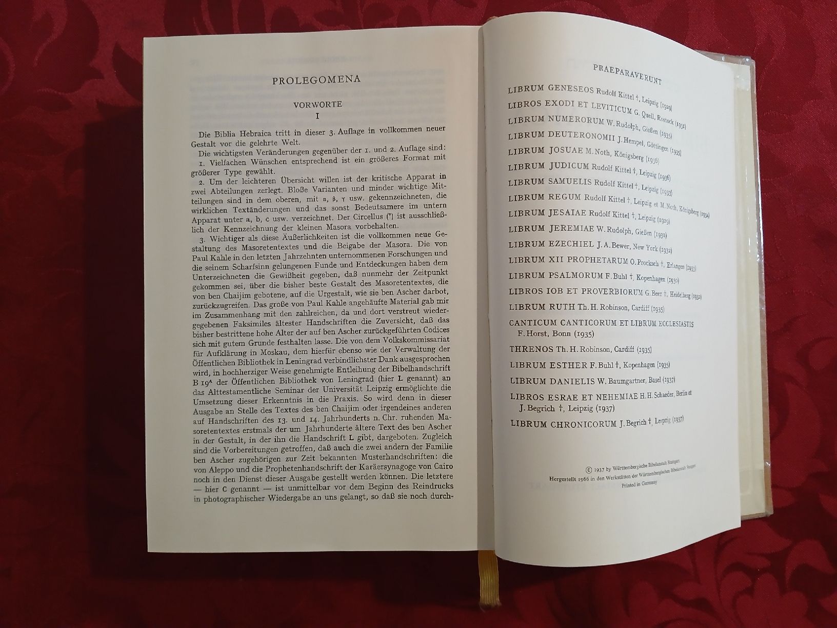 Livres: Biblia Hebraica – D'occasion à Le Sentier par arc_2thy 2