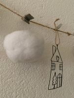 8 künstliche Schneeball Kugeln, Durchmesser ca. 8 cm, weich