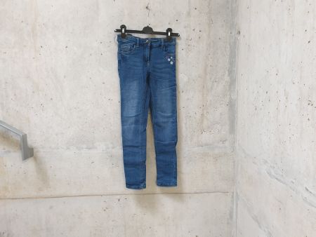 Jeans doublé Alive, bleu denim, étoiles, fille, taille 134