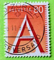 Nr.838 A-Post Marke Stempel 1993 Zürich